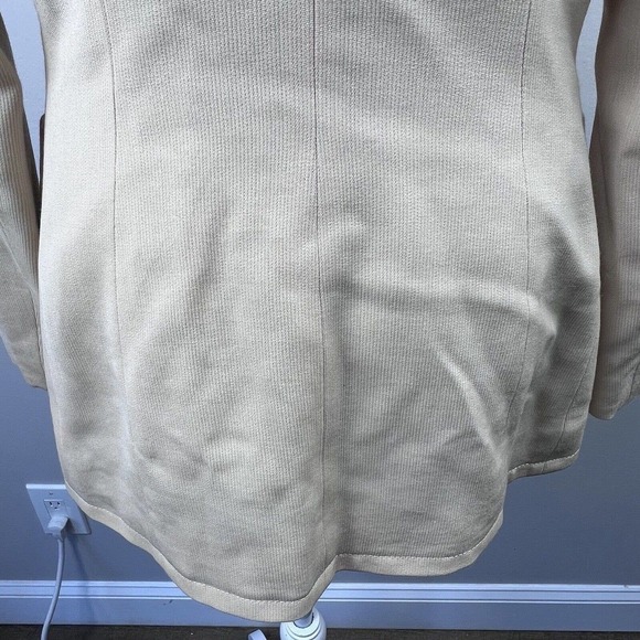 49 Av Junko Shimada Beige Tan Wool One Button Blazer 2P 4P Japanese Designer - Picture 11 of 14